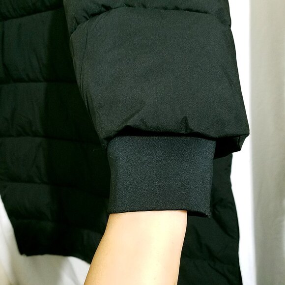 London Fog - Long Puffer Jacket Faux Fur Collar Removable Hood Size XXL Black - Picture 15 of 15